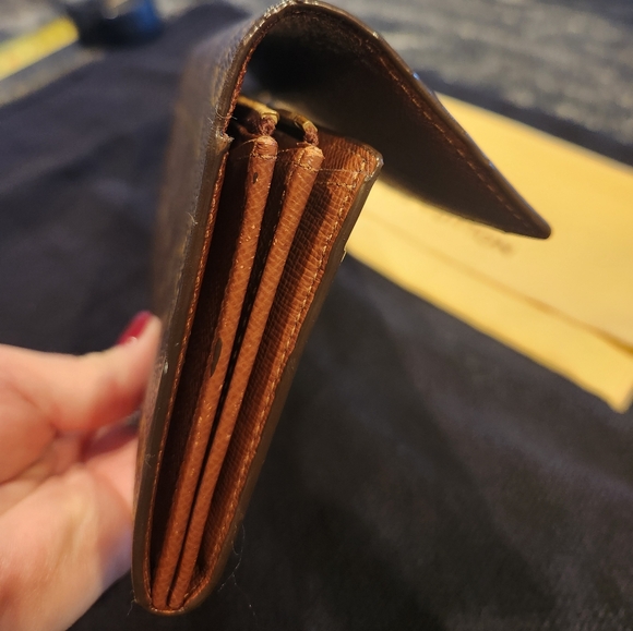 LOUIS VUITTON Monogram Sarah Long Wallet Brown - Picture 7 of 9